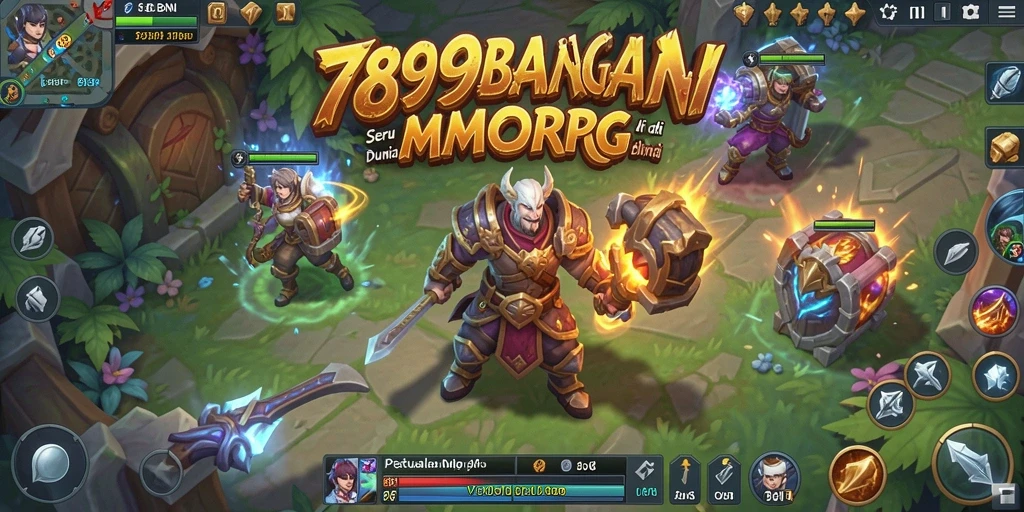 Gameplay seru di dunia fantasi MMORPG 789BNI.