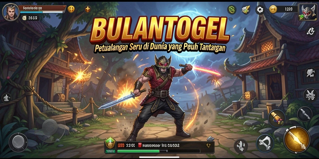 Menampilkan aksi seru dan eksplorasi dalam BULANTOGEL.