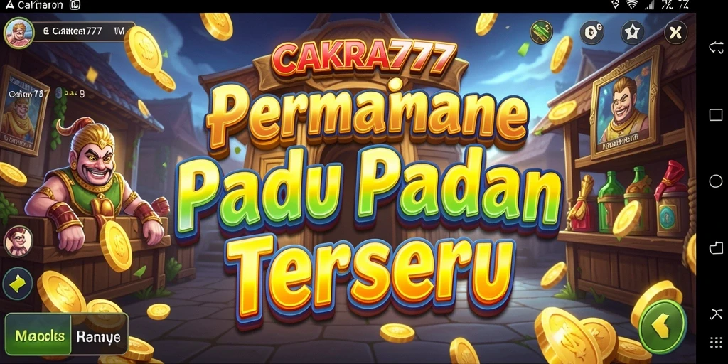 Tampilan menarik dari gameplay fase pencocokan di CAKRA777.