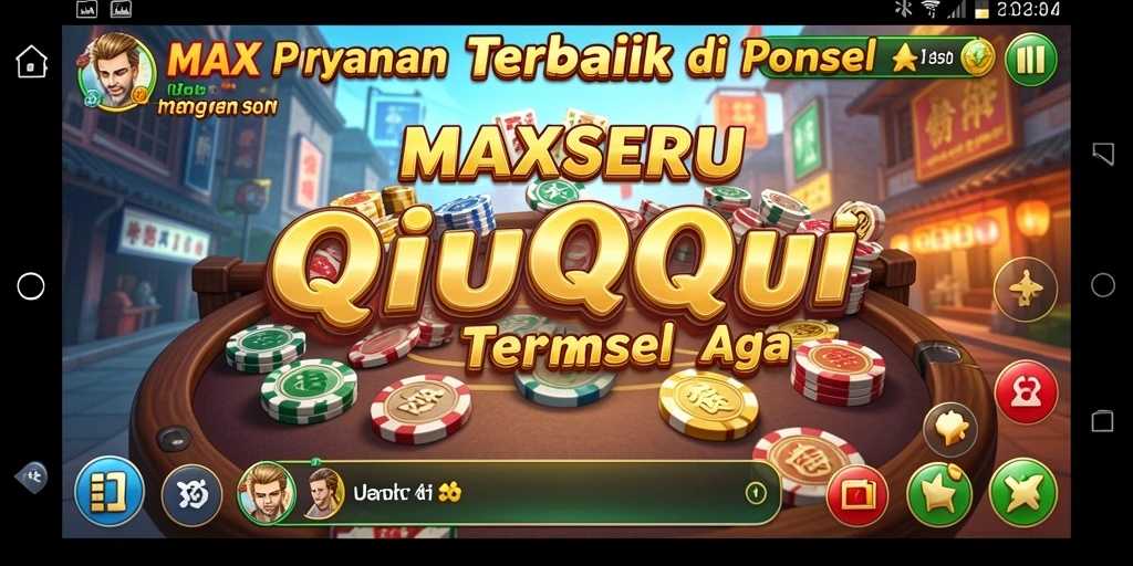 Gameplay QiuQiu yang seru dan menantang di MAXSERU.