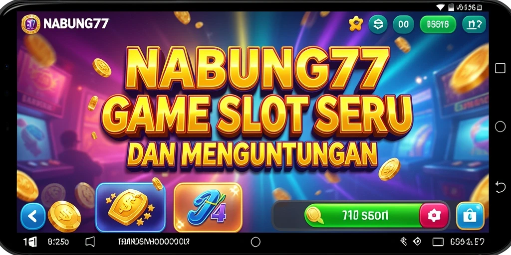 Tampilan gameplay seru dan mengasyikkan dari NABUNG77 Slot.
