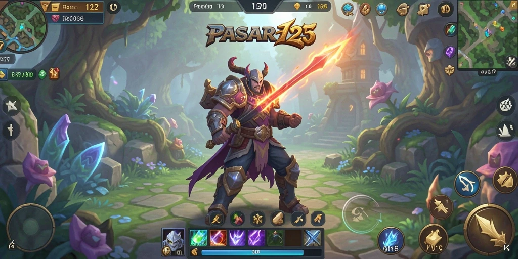 Tampilan gameplay PASAR123 yang menarik dan dinamis dalam aksi ARPG.