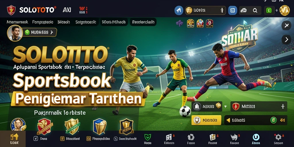 Tangkapan layar utama SOLOTOTO menunjukkan tampilan taruhan olahraga yang menarik.