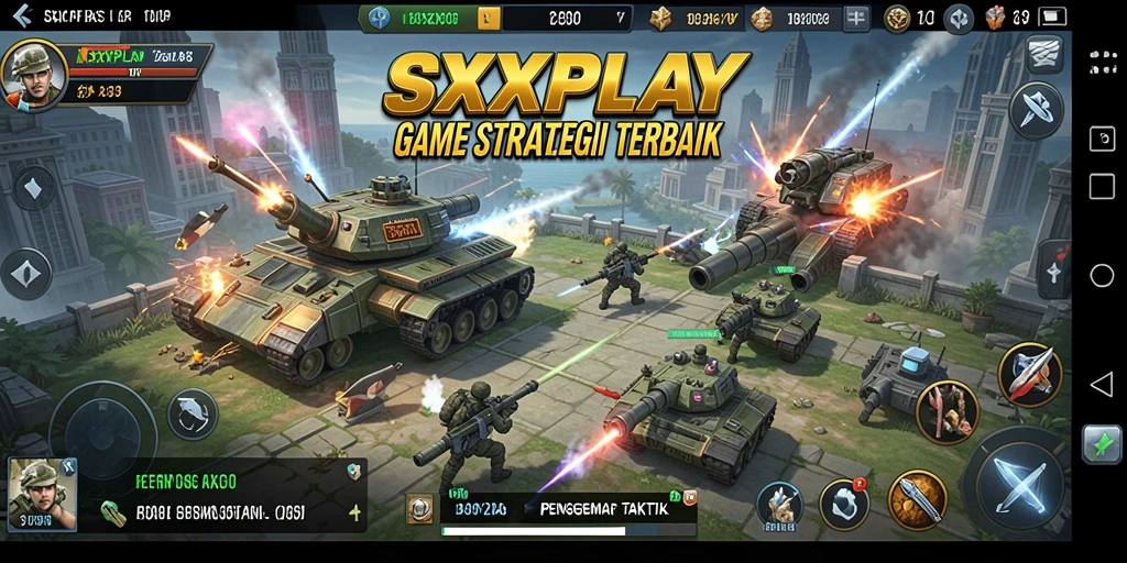 Tangkapan layar gameplay SXXPLAY menampilkan aksi pertempuran yang mendebarkan.